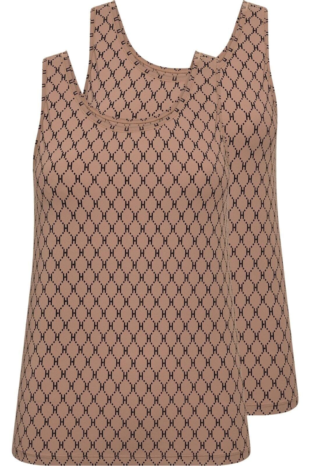 Hype The Detail - Singlet Logo 2Pk 3250-1 - 98 - Brun Toppe 