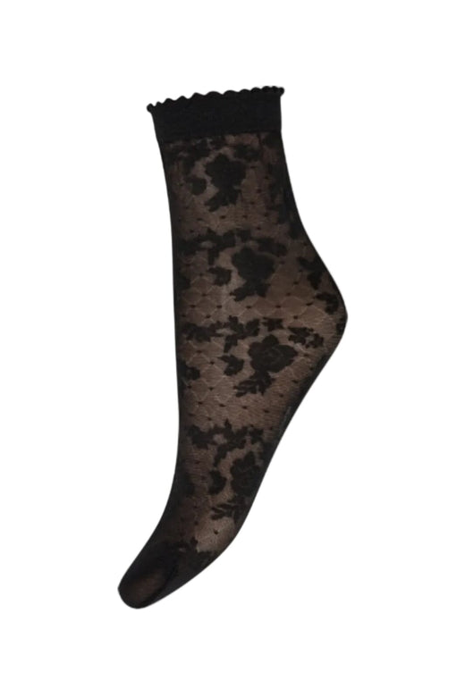 Hype The Detail - Sock Flower 20D 21086-75 - 1100 - Black Strømper 