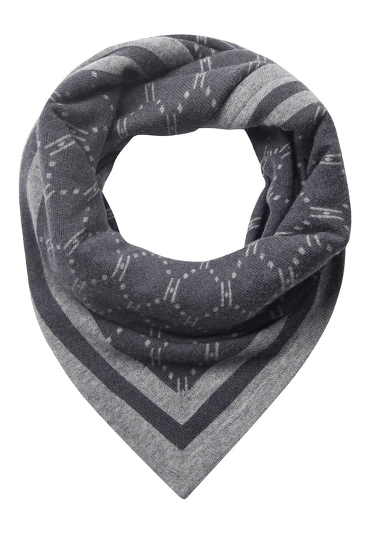 Hype The Detail - Triangle Scarf 960-83 - 8 - Dark Grey Melange Tørklæder 