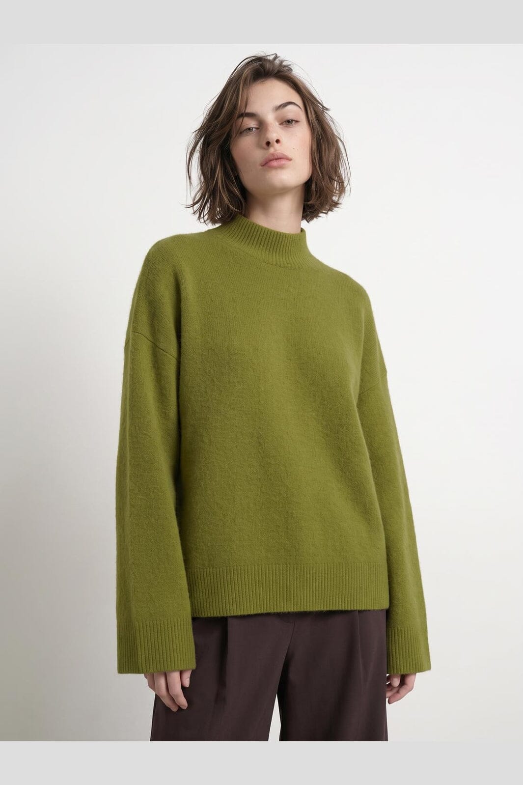 Hypedrop - Hdkatja Ls Boxy Knit 32001268 - 5288837 - Woodbine
