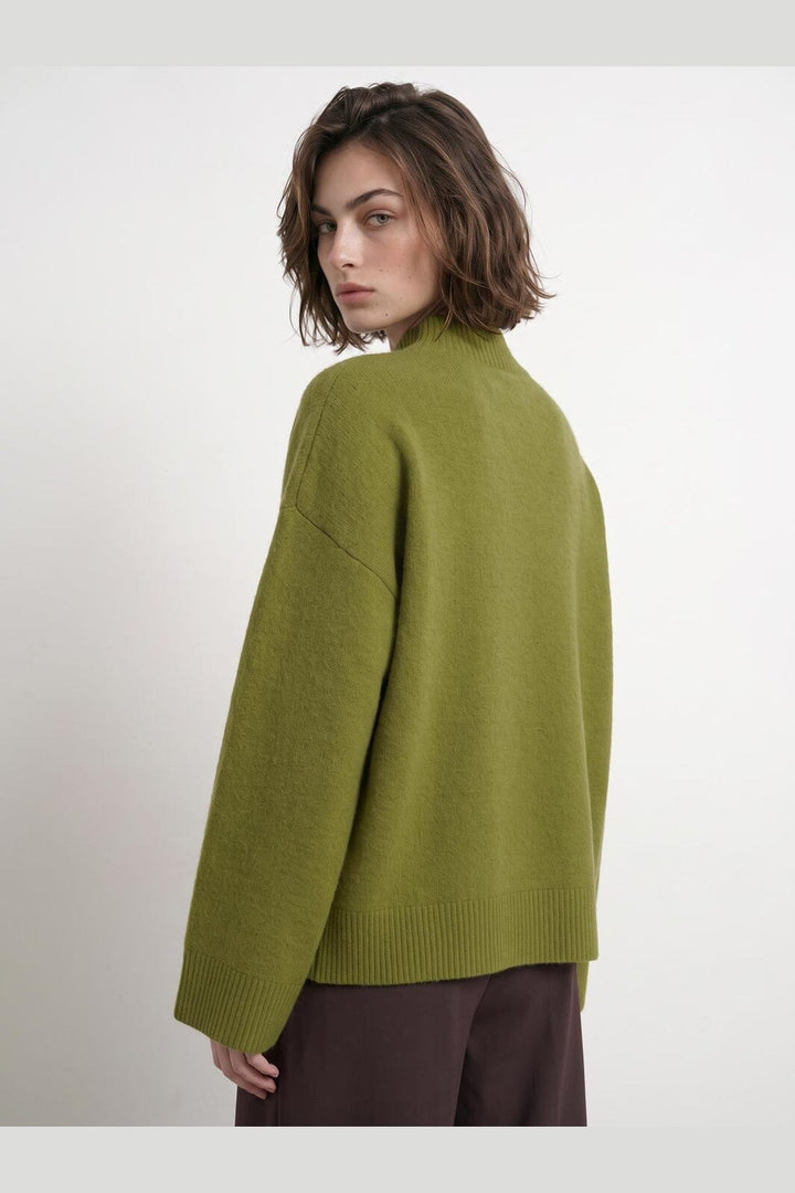 Hypedrop - Hdkatja Ls Boxy Knit 32001268 - 5288837 - Woodbine