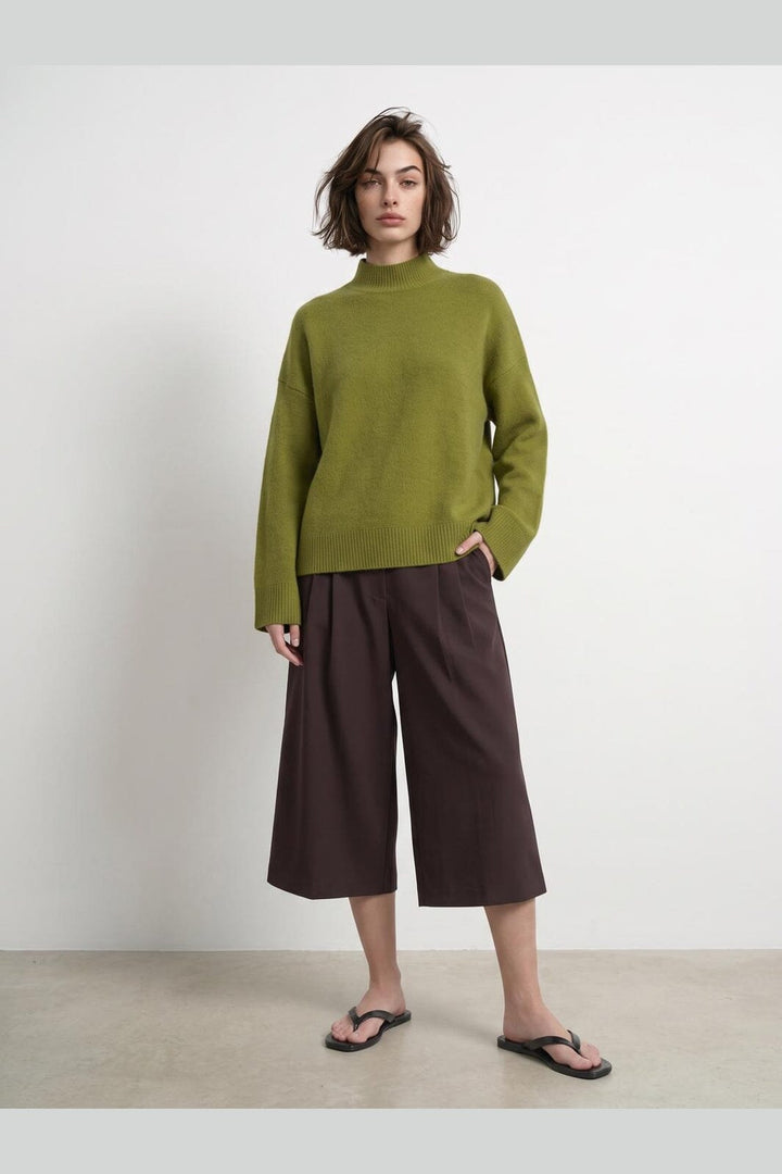 Hypedrop - Hdkatja Ls Boxy Knit 32001268 - 5288837 - Woodbine