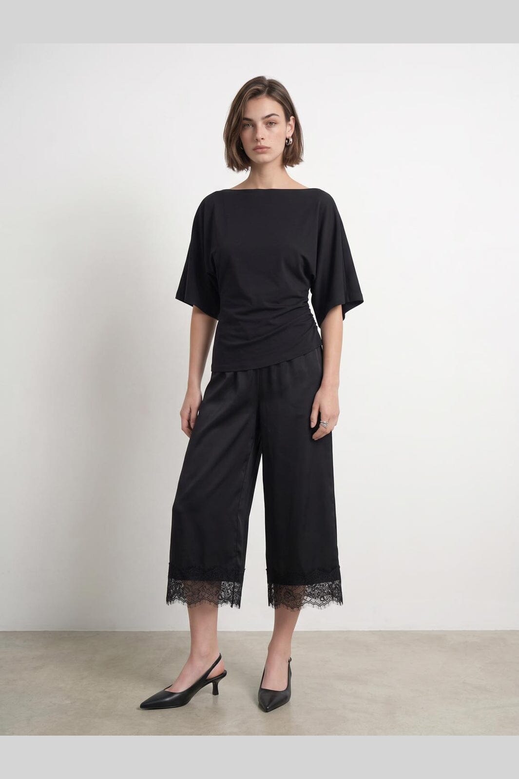 Hypedrop - Hdyuri Ss Draped Top 32001096 - 5309237 - Black