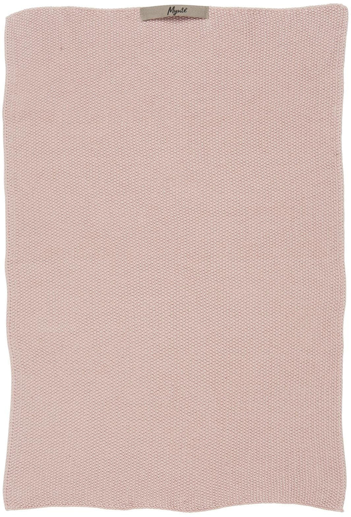 Ib Laursen - Håndklæde Mynte rose shadow strikket - 100% bomuld, Strik - 6352-43
