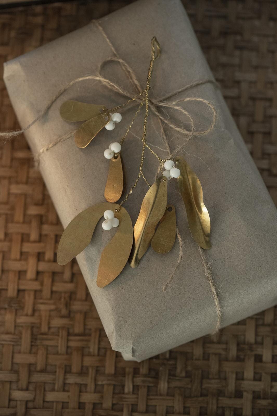 Ib Laursen - Mistelten T/ophæng M/hvide Perler Gloria - 57180-17
