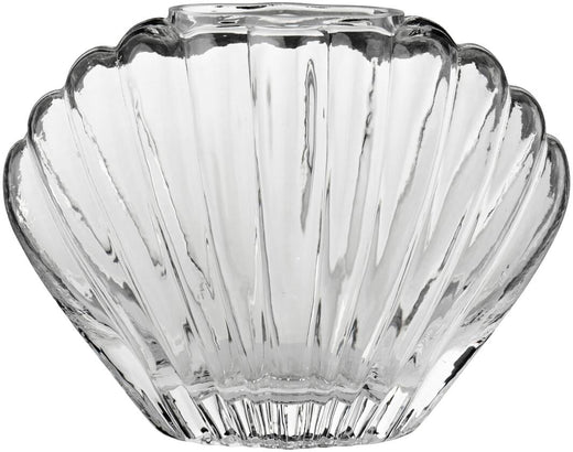 Ib Laursen - Muslingevase klart glas - Glas - 0353-00