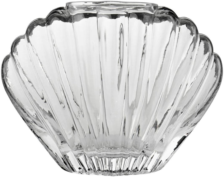 Ib Laursen - Muslingevase klart glas - Glas - 0353-00