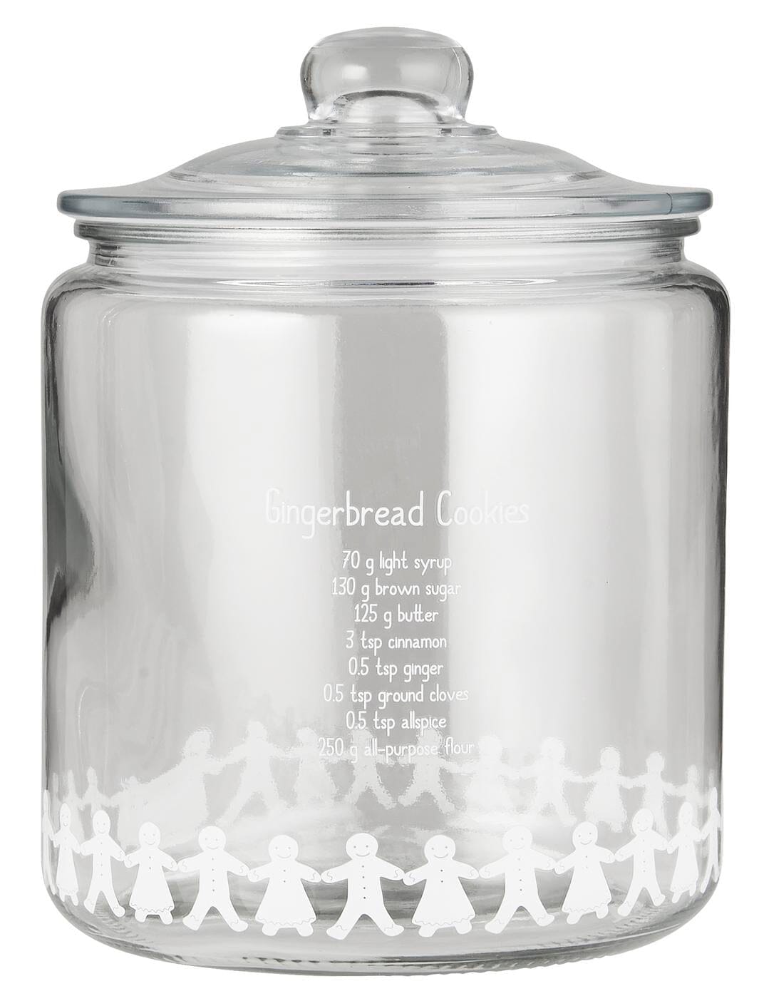 Ib Laursen - Opbevaringsglas Peberkagefigurer Og Opskrift, 4000 Ml - 06003-00