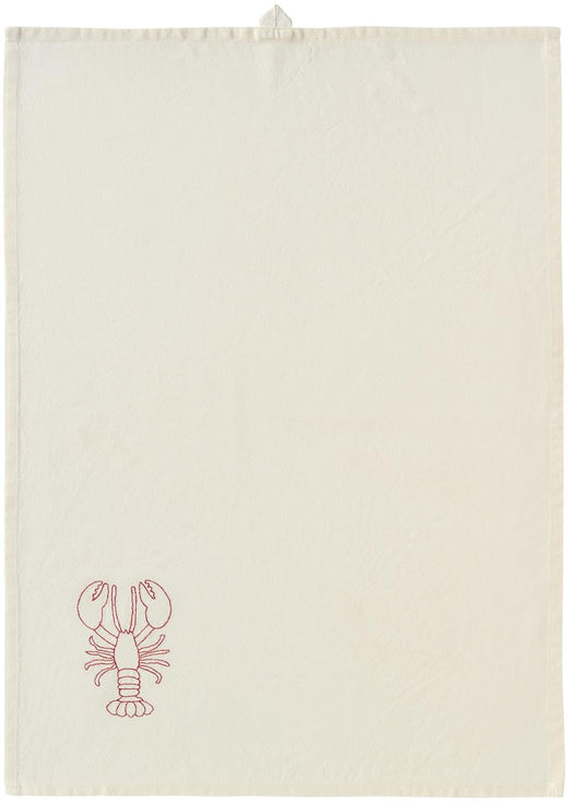 Ib Laursen - Viskestykke Atlantis m/hummer butter cream - Bomuld, Polyester - 63010-82