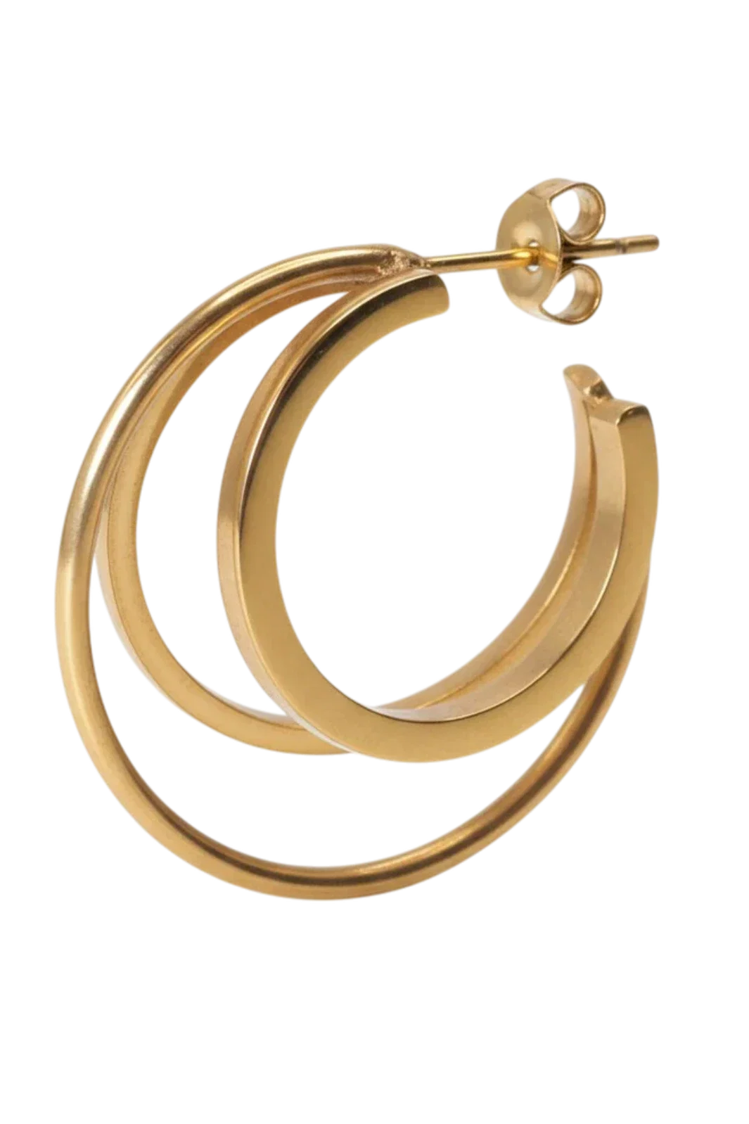 Jane Koenig - Triple Olympia Hoop TOH-SS26-SS-G_RIGHT - Golden Øreringe 