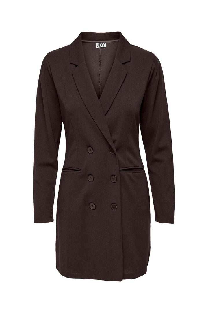 JDY - Jdycatia Elsa L/S Blazer Dress Nl - 5169931 Chocolate Brown