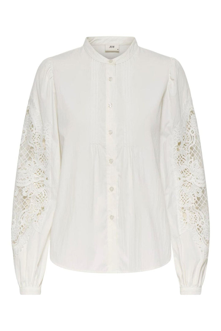 JDY - Jdycora L/S Shirt - 5035112 Cloud Dancer