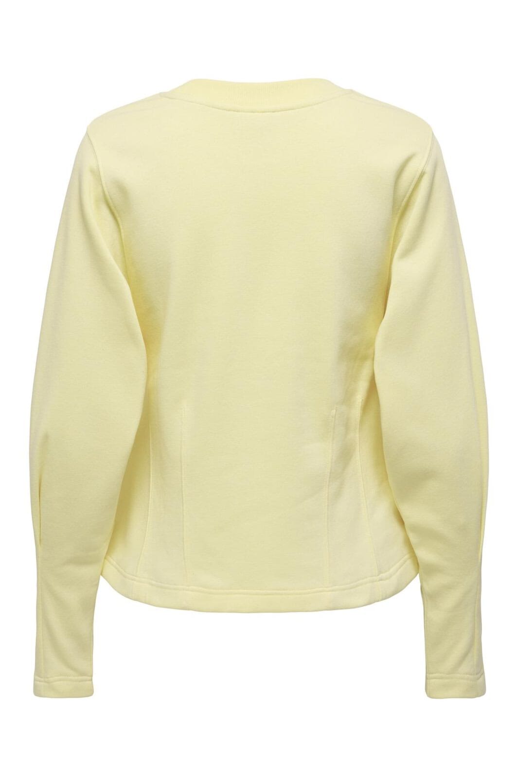 JDY - Jdycreame L/S Waisted Top - 4965729 Double Cream