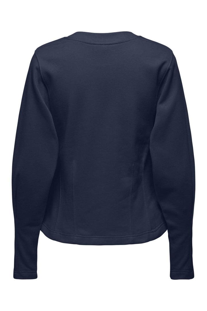 JDY - Jdycreame L/S Waisted Top - 5019994 Black Iris