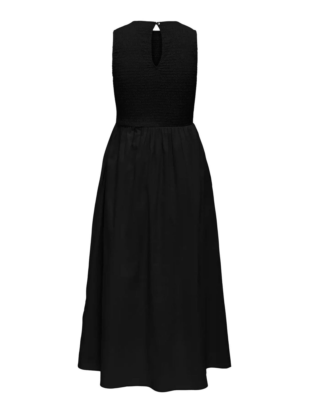 JDY - Jdydiego S/L Smock Midi Dress - 5048961 Black Kjoler 