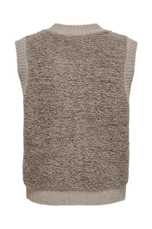 JDY - Jdyeira Life S/L O-Neck Button Vest Knt - 4876196 Mountain Trail