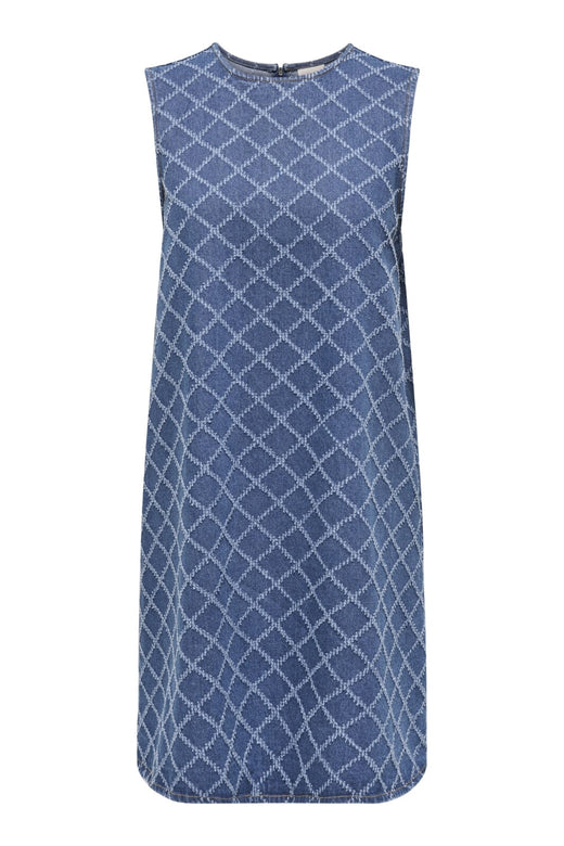 JDY - Jdyemilie-Sabrina S/L Dress - 4878750 Medium Blue Denim