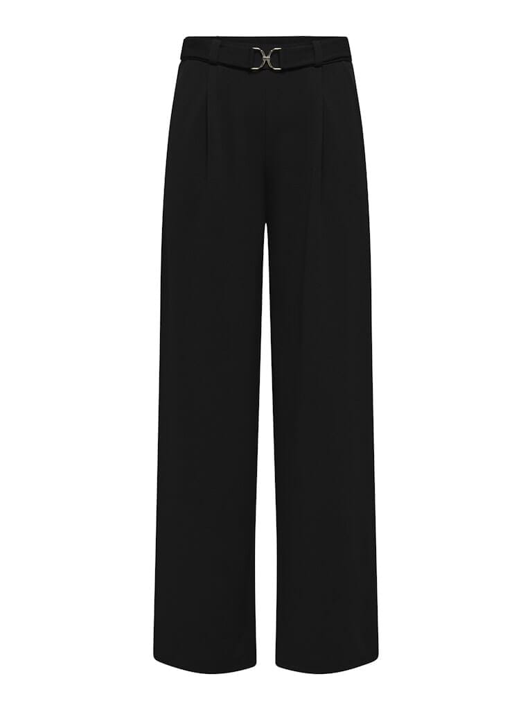 JDY - Jdygeggo Life Belt Pant - 4936022 Black Belt Bukser 