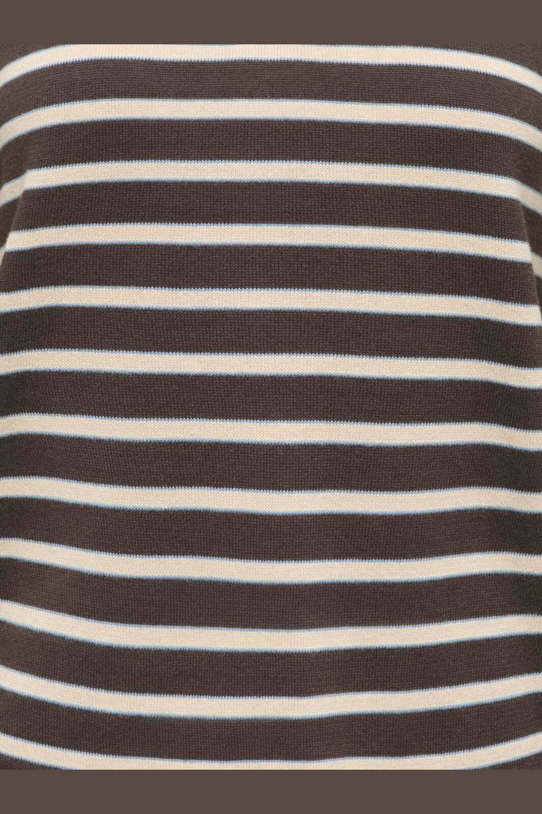 JDY - Jdyina L/S Polo Pullover Knt - 5094718 Mulch Sandshell / Windward Blue
