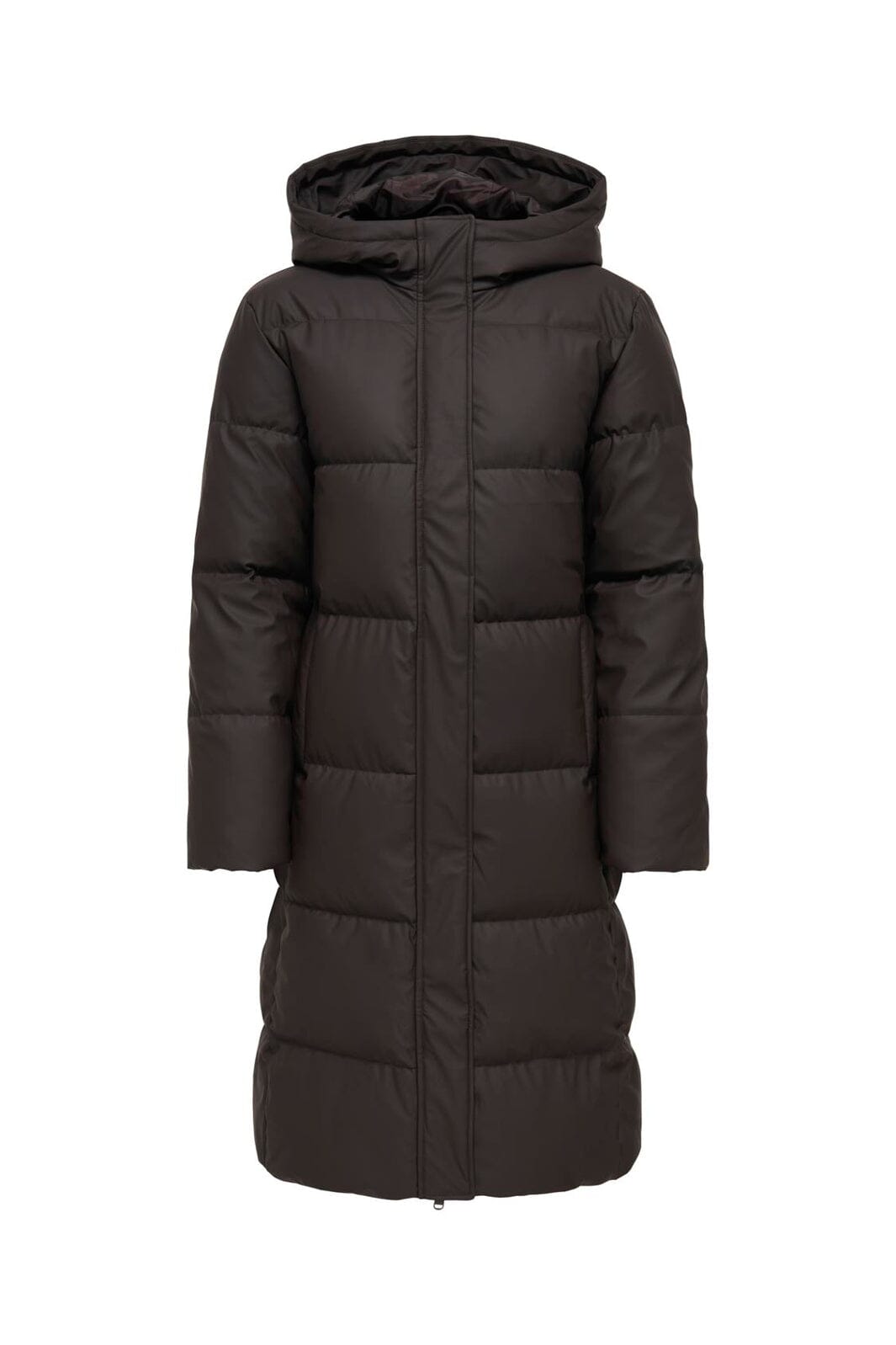 JDY - Jdykamma Water Long Puffer Sij - 5074870 Chocolate Torte
