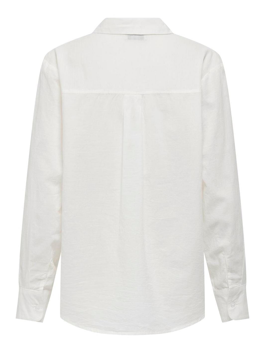 JDY - Jdykimie L/S Shirt Dia - 4787344 Cloud Dancer