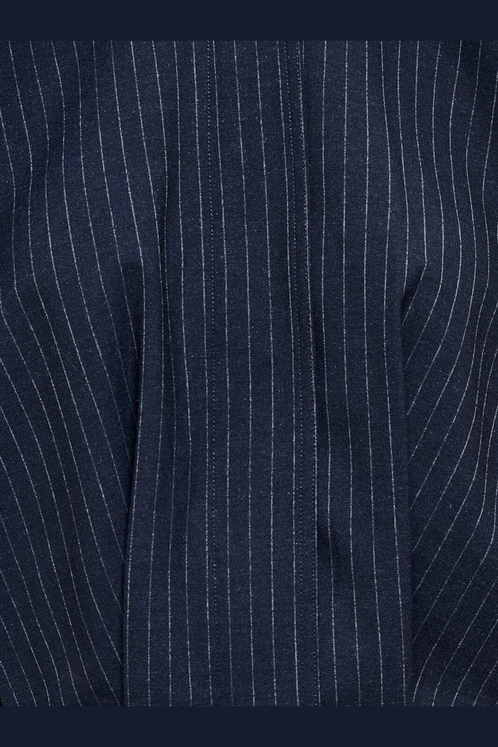 JDY - Jdymegan L/S Bomber Shacket - 5166533 Navy Blazer Pinstripe White