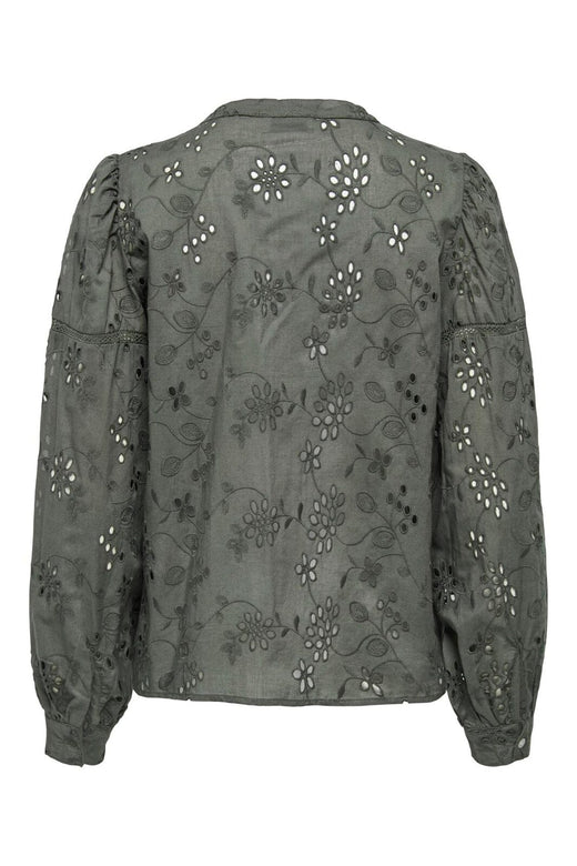 JDY - Jdymille L/S Anglaise Top - 5035195 Kambaba