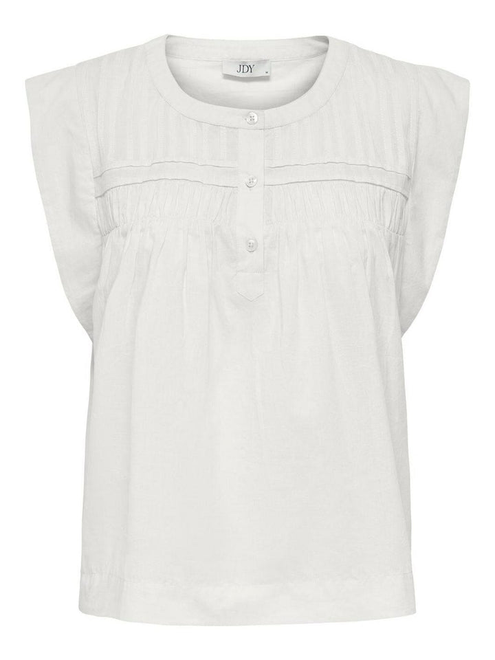 JDY - Jdynaya S/L Shirt - 4893967 Cloud Dancer