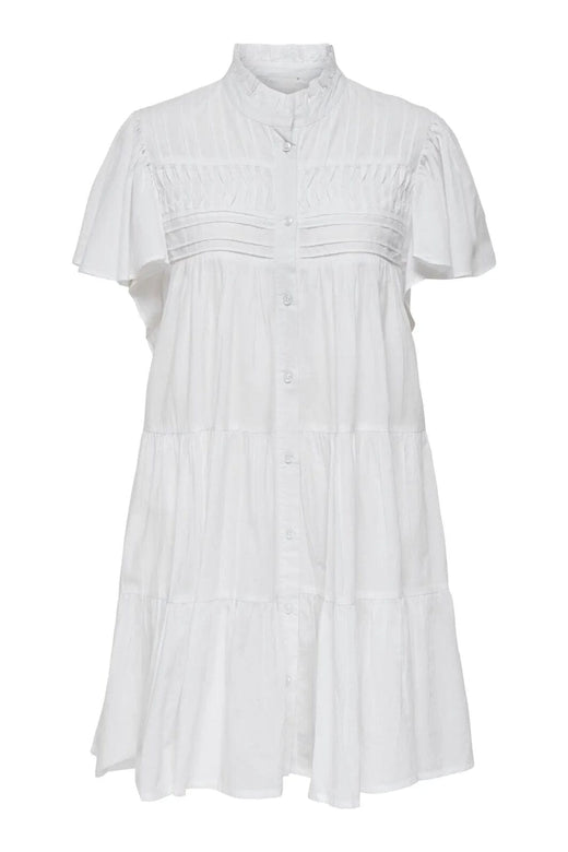 JDY - Jdynaya S/S Shirt Dress - 4894013 Cloud Dancer