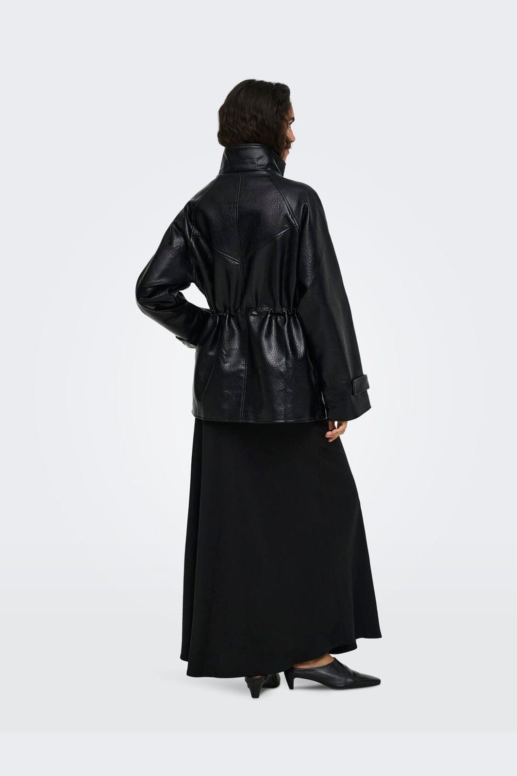 JDY - Jdyraye Faux Leath.Highneck Jkt - 5221646 Black
