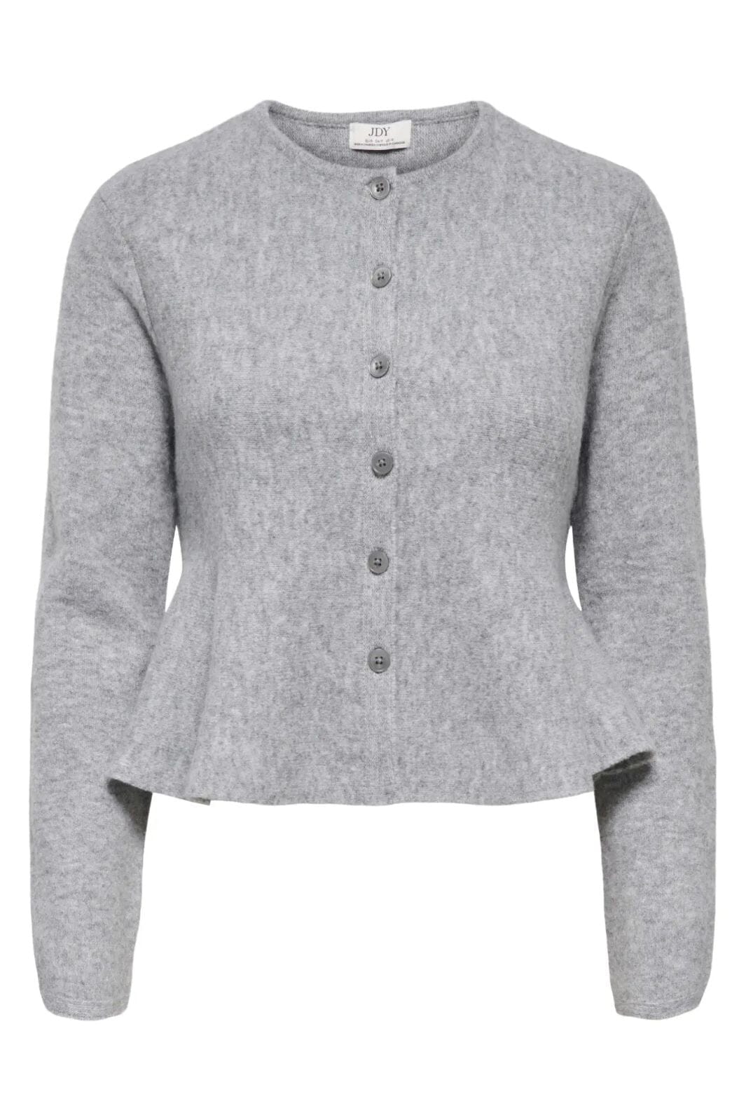 JDY - Jdyrosemary Life L/S On Cardigan Knt - 5053606 Light Grey Melange Cardigans 