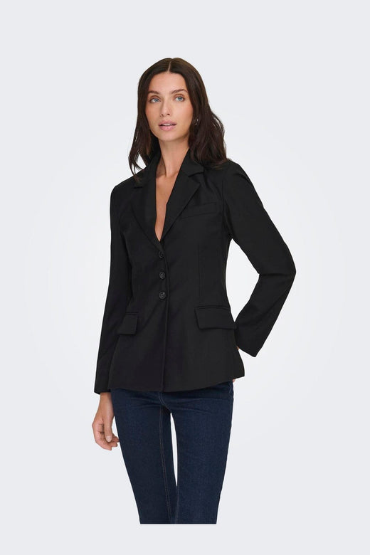 JDY - Jdysadie L/S Fitted Blazer Tlr - 4909864 Black