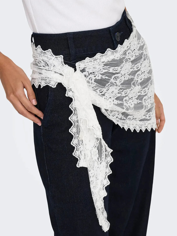 JDY - Jdysafira Lace Scarf - 5082525 Cloud Dancer Tørklæder 