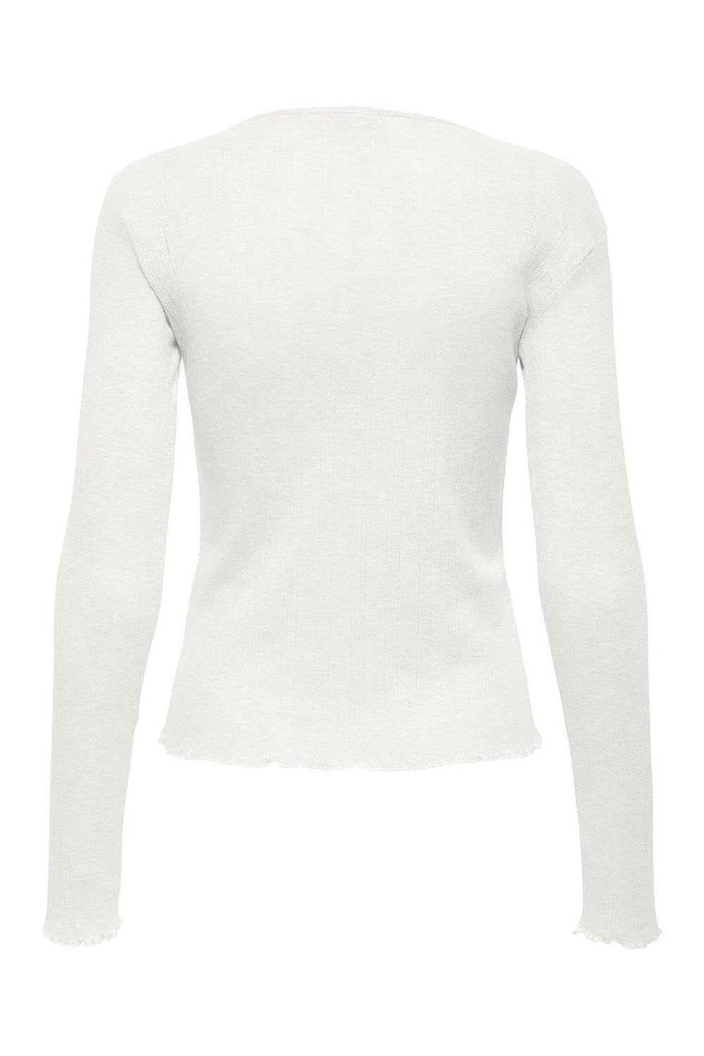 JDY - Jdysalsa Life L/S New Cardigan Dia - 4768975 Cloud Dancer