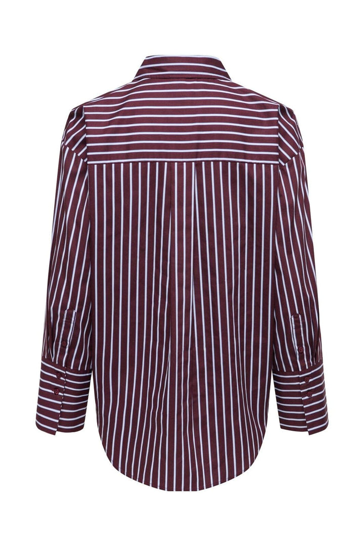 JDY - Jdyserena L/S Shirt - 5083220 Port Royale Cashmere Blue&Cloud Dancer