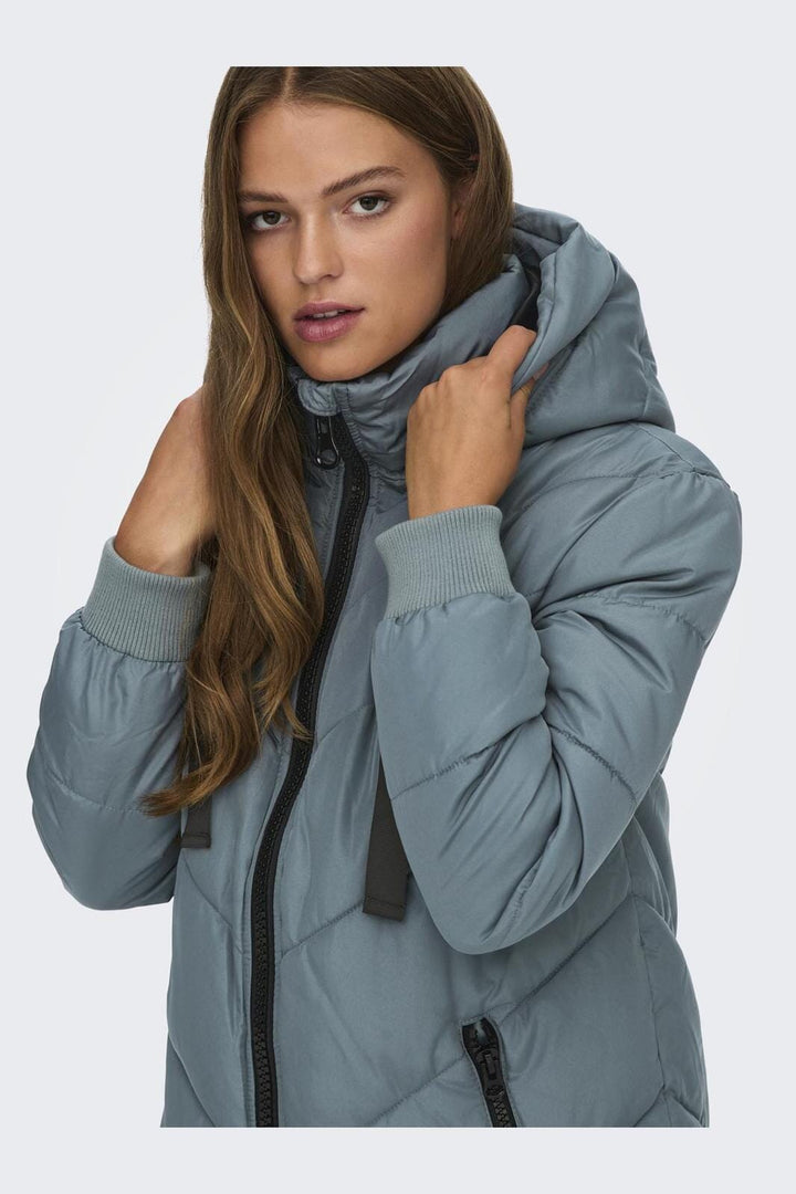 JDY - Jdyskylar Life Hood Jacket - 4050095 Stormy Weather Black