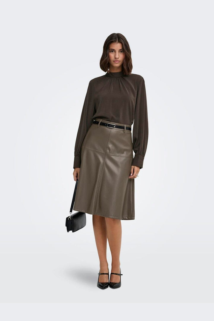 JDY - Jdytempo Pu Skirt - 5126537 Black Olive