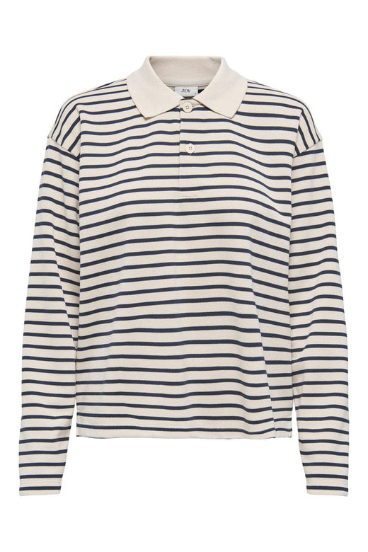 JDY - Jdyvilla Polo L/S Shirt - 4850824 Sandshell Total Eclipse