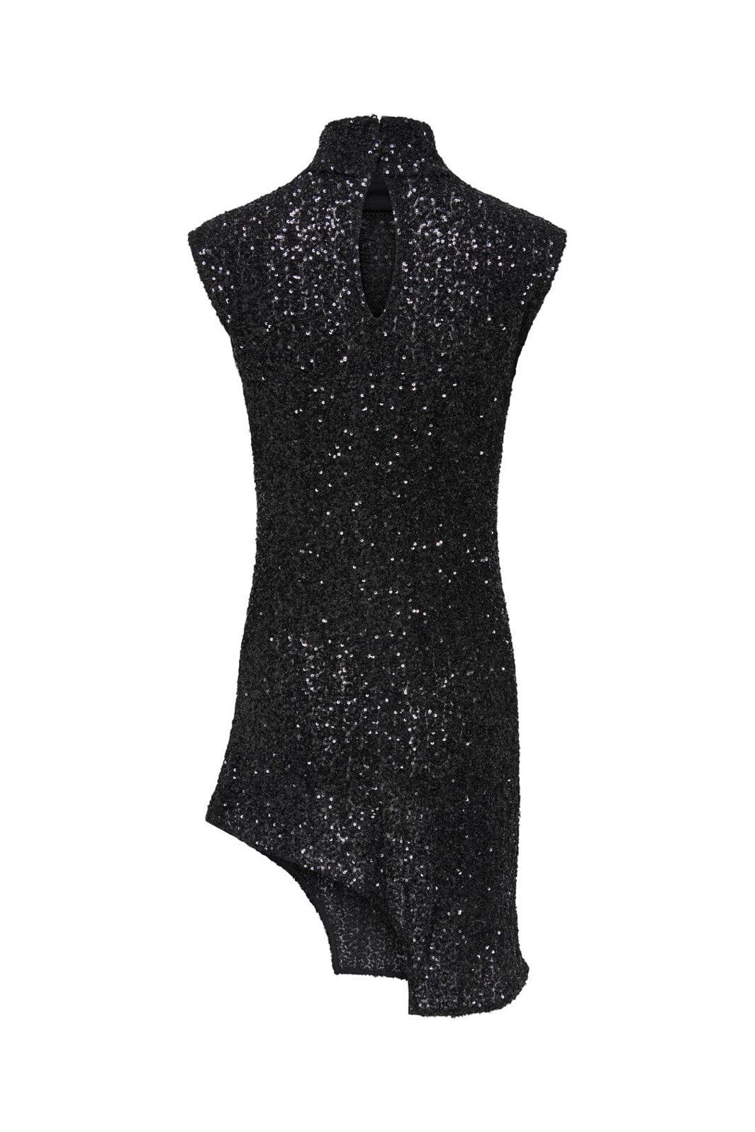 JDY - Jdyvilly S/L Sequin Assymetric Top - 5128992 Black