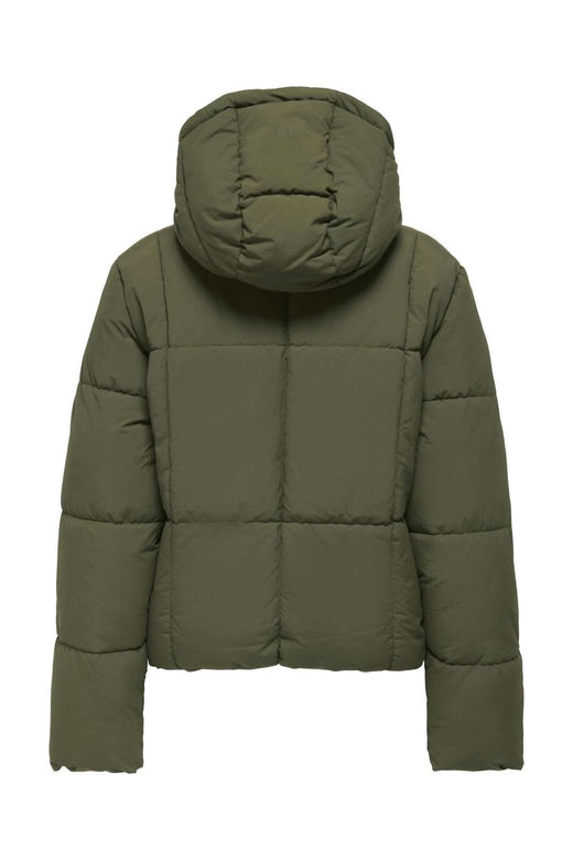JDY - Jdywonder Short Hood Puffer Sij - 4815520 Ivy Green