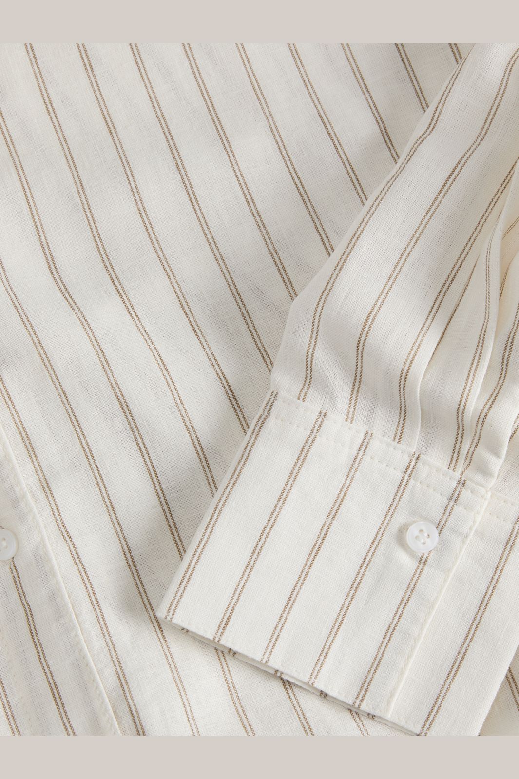 Jjxx - Jxalmira Linen Blend Ls Shirt Ln - 4919737 Blanc De Blanc Silver Mink