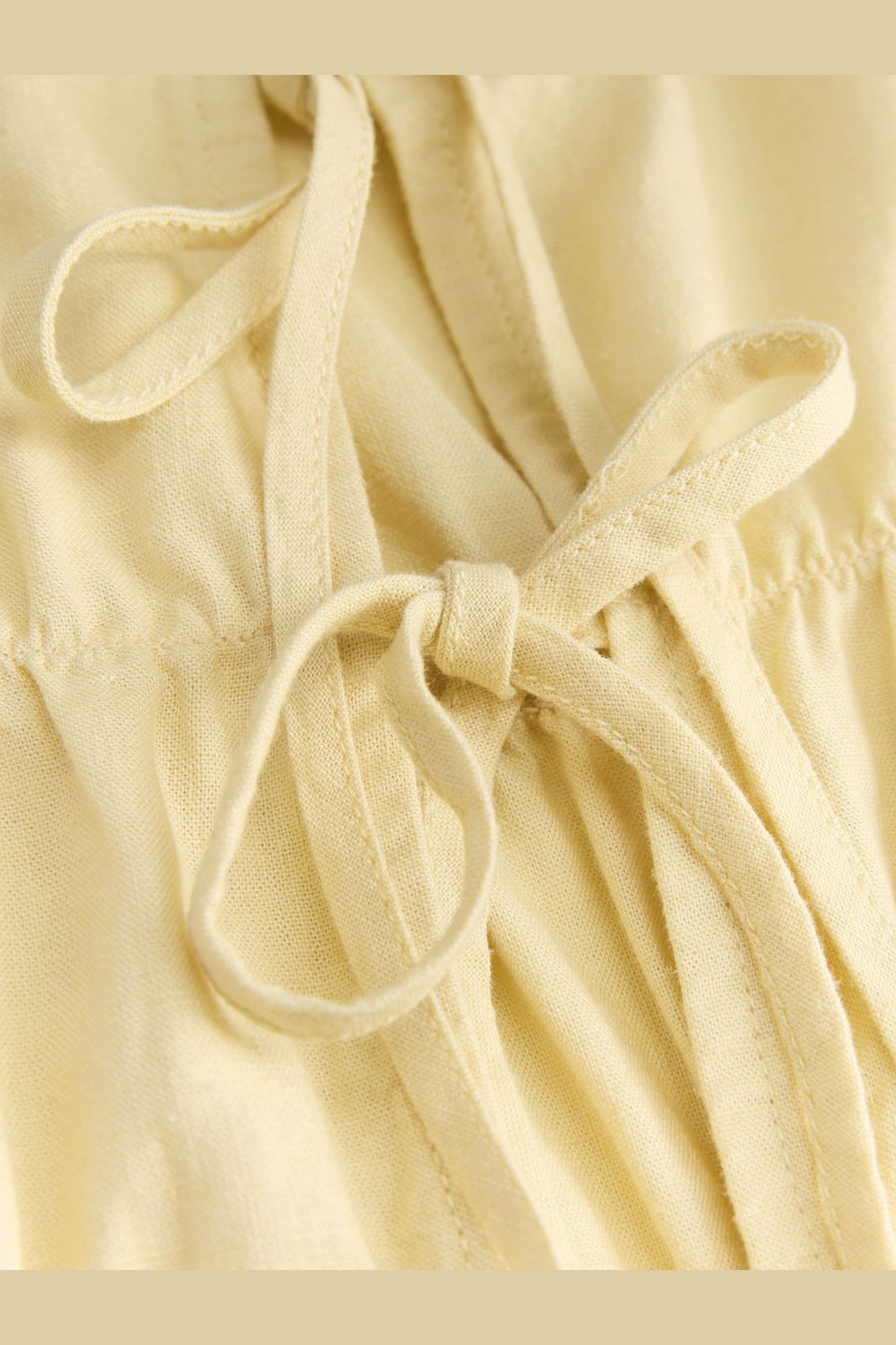 Jjxx - Jxalmira Linen Blend Tie Sl Top Ln - 4919741 Sunlight