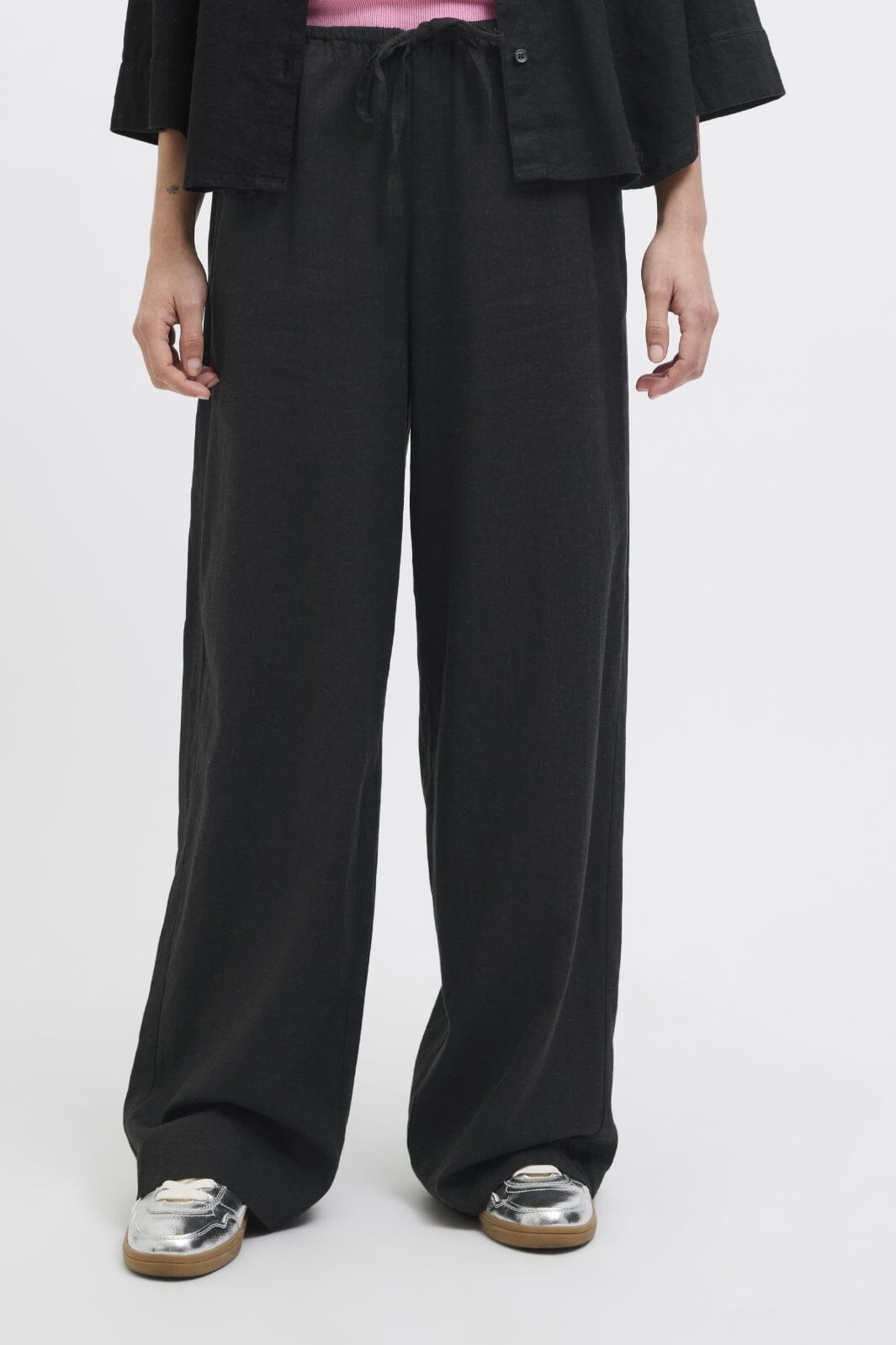 Jjxx - Jxbreeze Flora Summer Pants Sn - 4653035 Black Bukser 