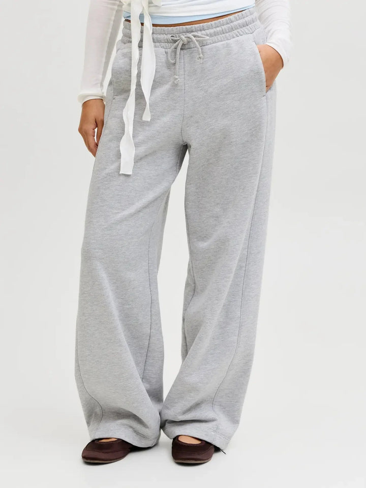 Jjxx - Jxcora Wide Barrel Sweat Pants Swt - 4949850 Light Grey Melange Sweatpants 