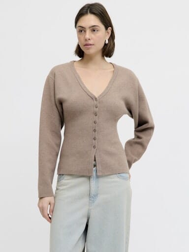 Jjxx - Jxdiana Cardigan Knit - 4984103 Brown Lentil Cardigans 