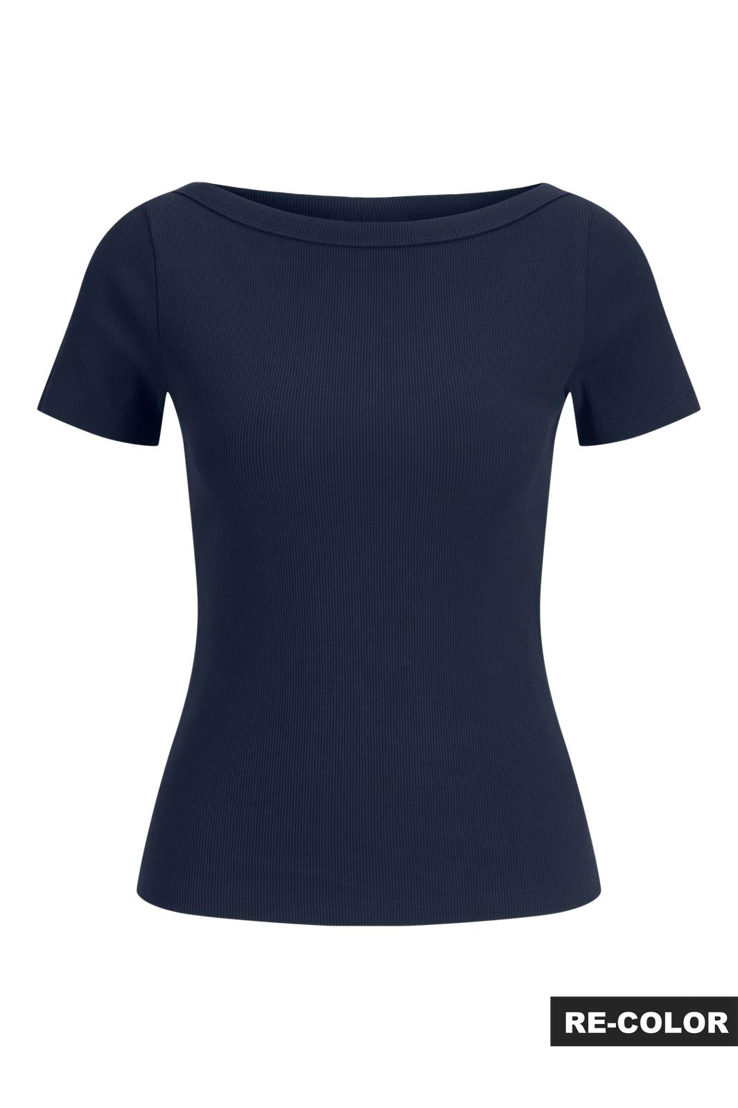 Jjxx - Jxfifi Str Ss Boatneck Tee - 5267249 Navy Blazer
