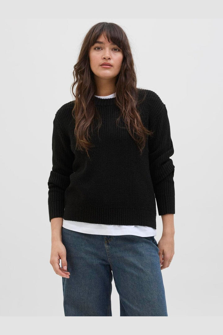 Jjxx - Jxglobal Crew Neck Knit - 4897323 Black