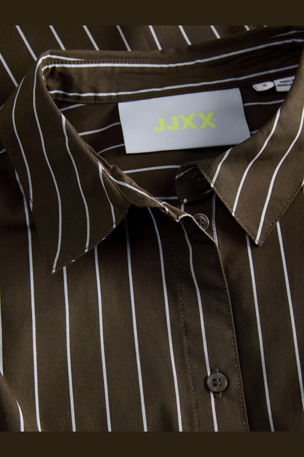 Jjxx - Jxjamie Ls Relaxed Poplin Shirt - 5126035 Demitasse Thin White