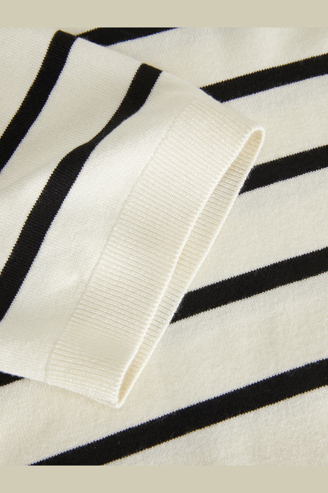 Jjxx - Jxlayla Comfy Ss Knit - 4550749 Vanilla Ice /Black