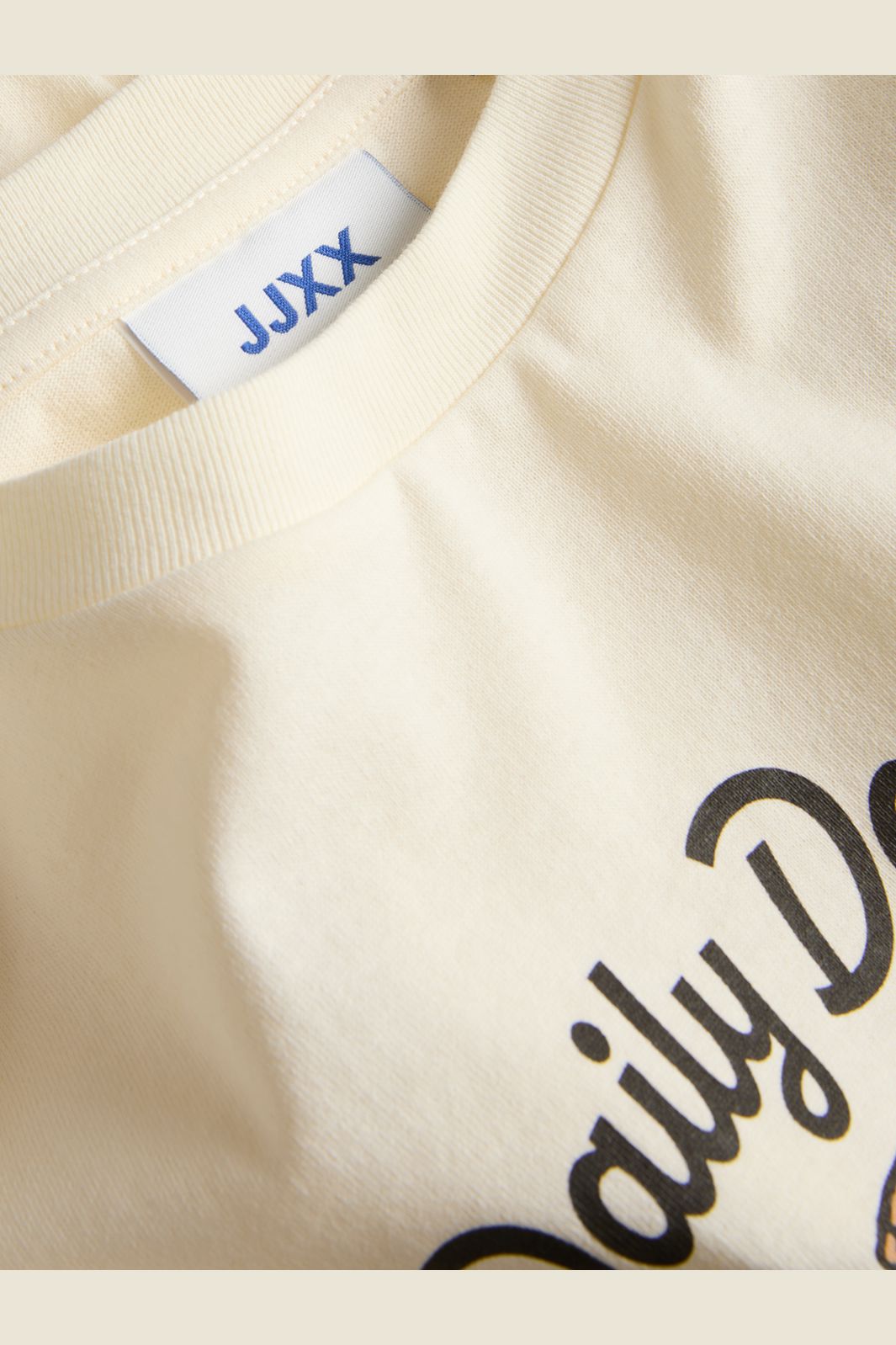 Jjxx - Jxmillow Loose Ss Tee - 5184933 Egret The Daily Dachshund